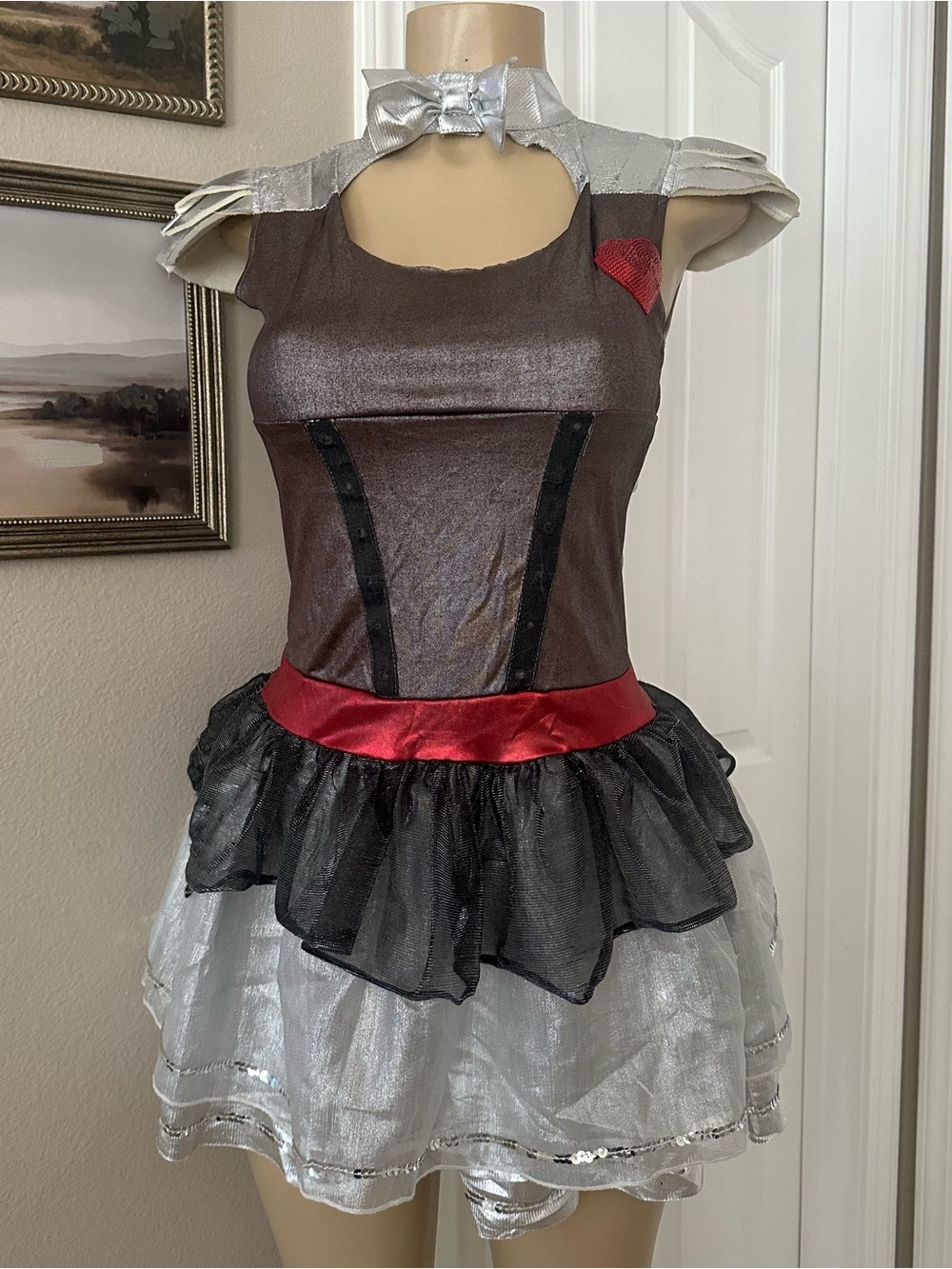 Tin Heartthrob Women’s Halloween Costume Junior Small 6-Piece Tin Woman